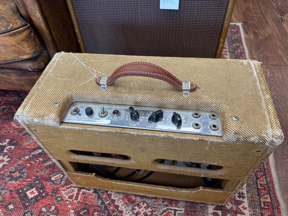 1959 Fender Deluxe 5E3 Narrow Panel 15-Watt 1x12" Guitar Combo - Tweed