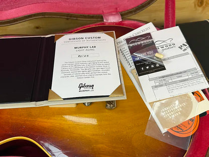 2022 Gibson Custom Shop Wildwood Spec ‘58 Les Paul Murphy Lab - Factory Burst