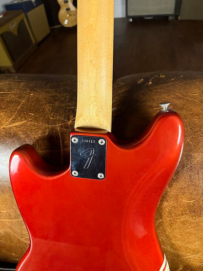 1969 Fender Competition Mustang - Red - Front & Back Stripes