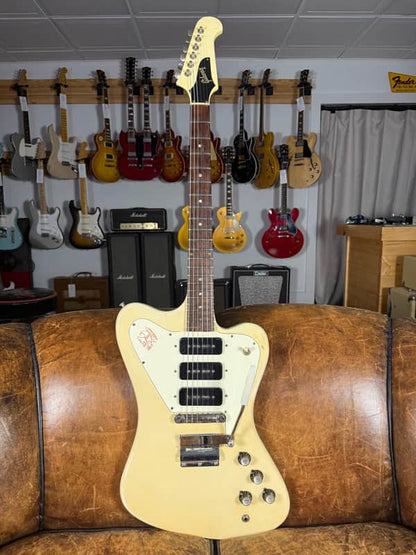 1965 Gibson Firebird VII Non-Reverse - Polaris White Refin