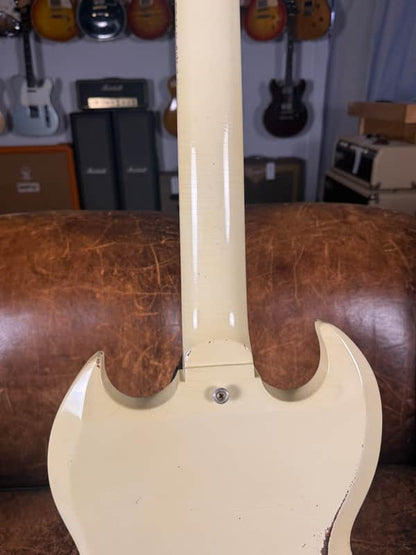 Gibson Custom Shop Murphy Lab Heavy Aged ‘63 SG Special 2025 - Polaris White