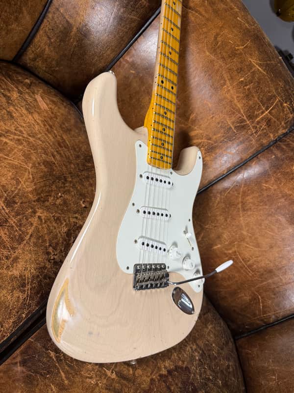 2019 Fender Custom Shop Limited 1955 Stratocaster - Aged Blonde