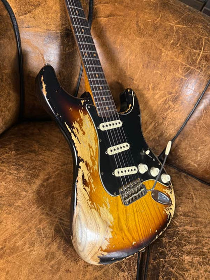 2022 Fender Custom Shop Limited Poblano Roasted Stratocaster Relic - Sunburst