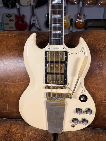1965 Gibson SG Custom - White - Wide Nut