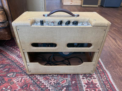 1957 Fender Deluxe 5E3 Narrow Panel 15-Watt 1x12" Guitar Combo - Tweed