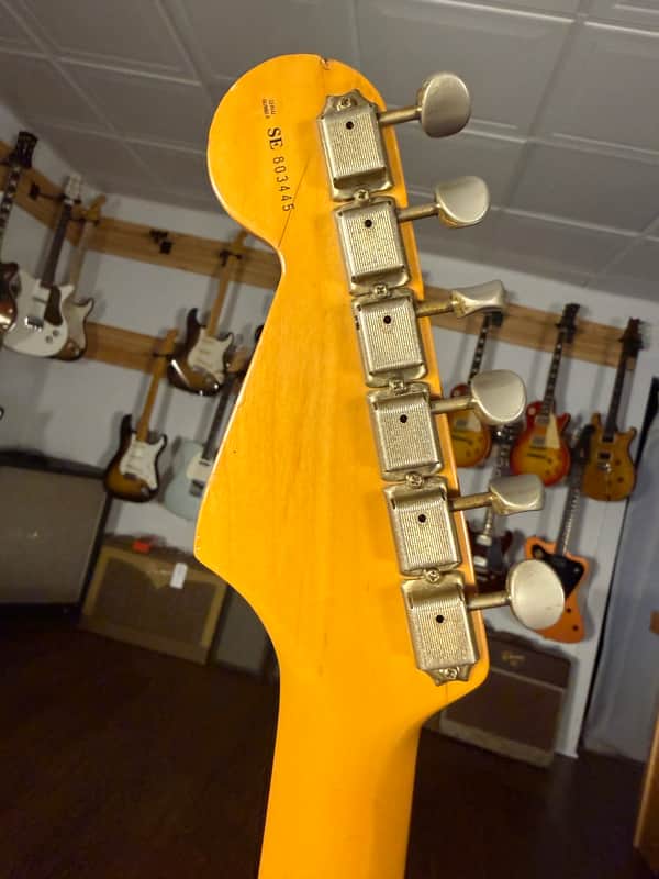 1988 Fender Eric Clapton Artist Series Stratocaster with Lace Sensor Pickups - Candy Green