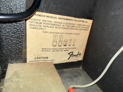 1984 Fender Super Champ EV Version 18-Watt 1x10" Guitar Combo - Black