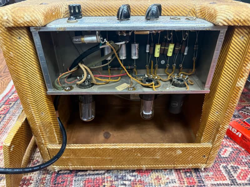 1954 Fender Princeton 5B2 Wide Panel 4-Watt 1x8" Guitar Combo - Tweed