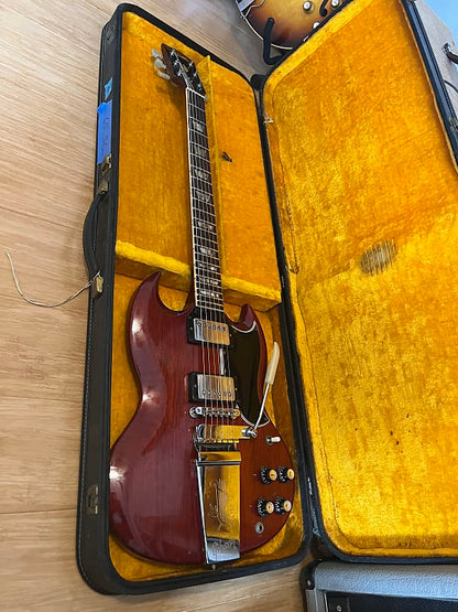 Gibson SG Standard with Maestro Vibrola 1965 - Cherry Wide Nut OHSC