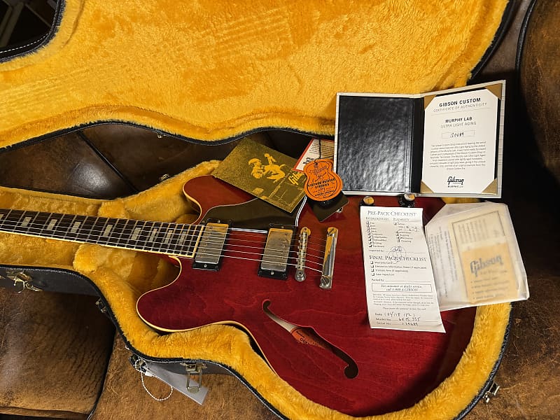 2022 Gibson Custom Shop Murphy Lab '64 ES-335 Reissue Ultra Light Aged