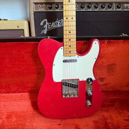 1967 Fender Telecaster - Dakota Red Refinish - Maple Cap - OHSC