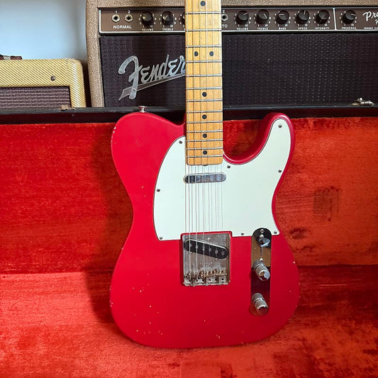 1967 Fender Telecaster - Dakota Red Refinish - Maple Cap - OHSC