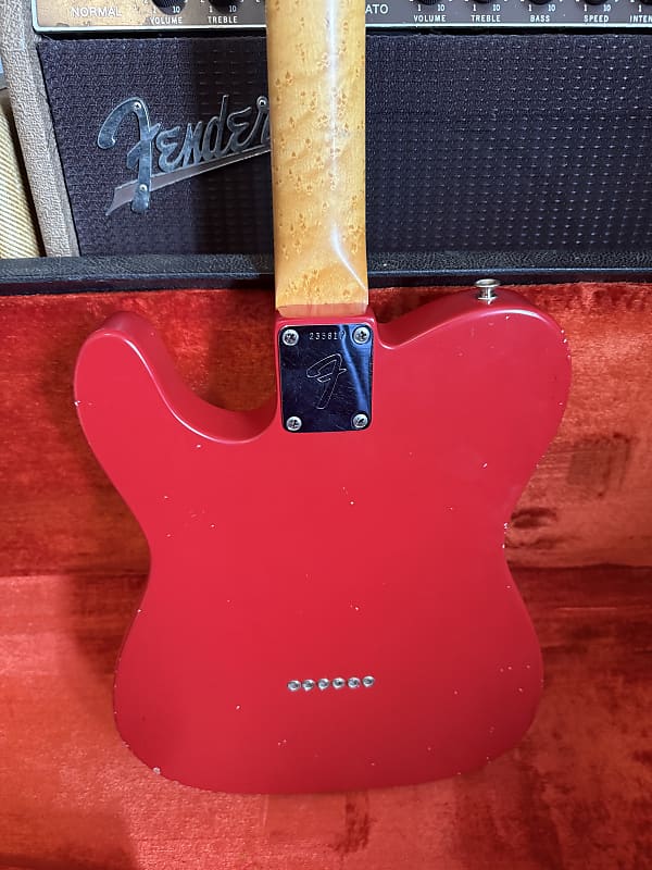 1967 Fender Telecaster - Dakota Red Refinish - Maple Cap - OHSC