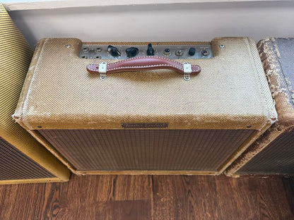 1959 Fender Deluxe 5E3 Narrow Panel 15-Watt 1x12" Guitar Combo - Tweed