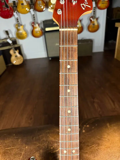 1969 Fender Competition Mustang - Red - Front & Back Stripes