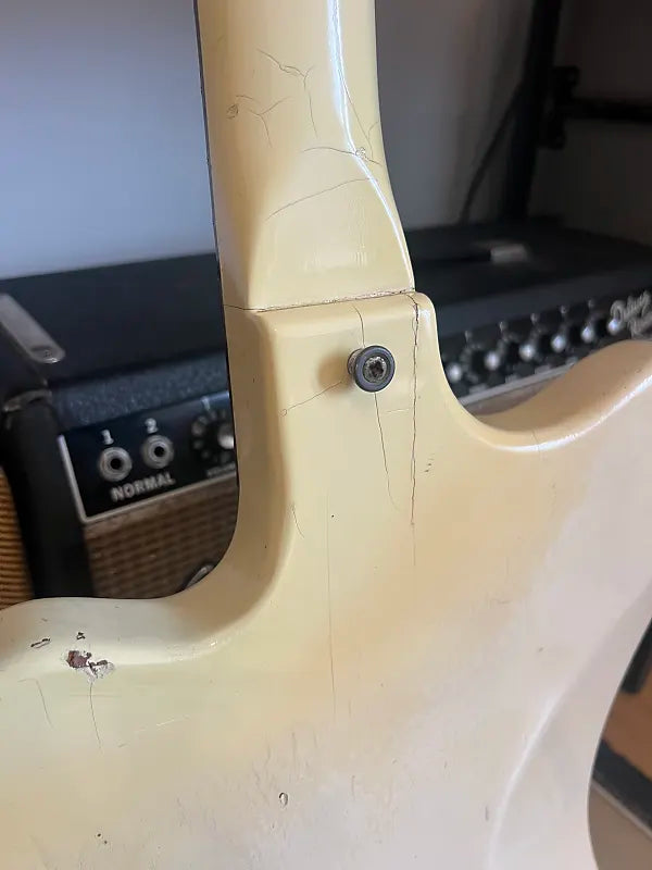 1965 Gibson Firebird III Non-Reverse - Refin Polaris White