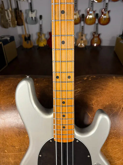 1979 Music Man StingRay with Maple Fretboard - Inca Silver - OHSC