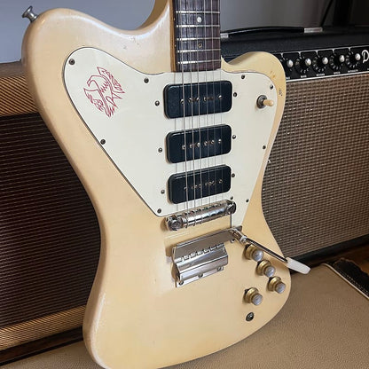 1965 Gibson Firebird III Non-Reverse - Refin Polaris White