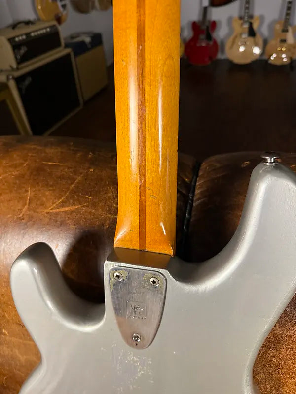1979 Music Man StingRay with Maple Fretboard - Inca Silver - OHSC