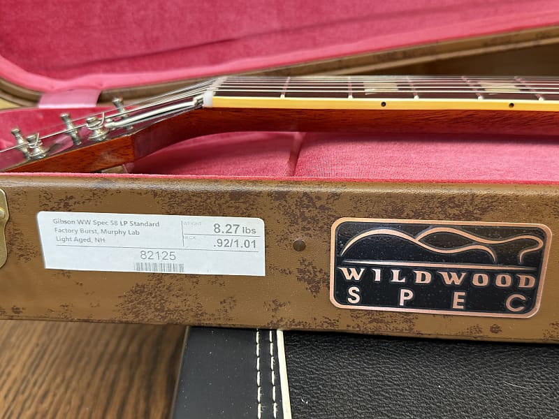 2022 Gibson Custom Shop Wildwood Spec ‘58 Les Paul Murphy Lab - Factory Burst