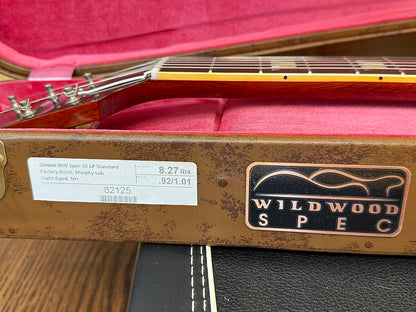 2022 Gibson Custom Shop Wildwood Spec ‘58 Les Paul Murphy Lab - Factory Burst
