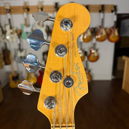 1996 Fender American Deluxe Precision Bass with Maple Fretboard - White Blonde - OHSC