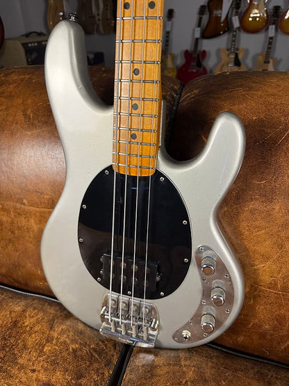 1979 Music Man StingRay with Maple Fretboard - Inca Silver - OHSC