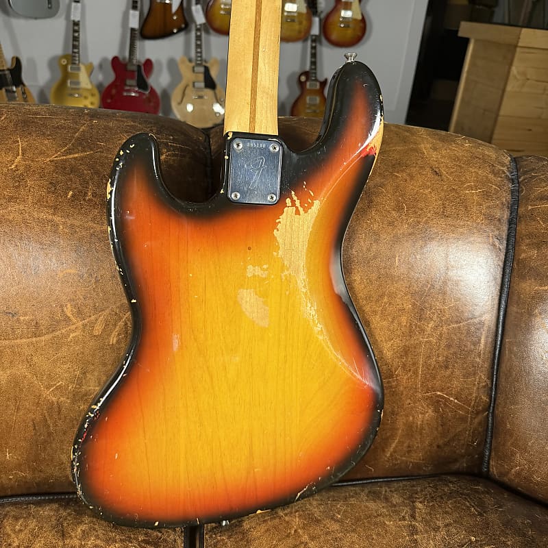 1973 Fender Jazz Bass - Sunburst - OHSC