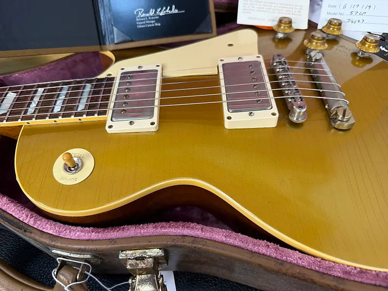 2019 Gibson Custom Shop ‘57 Reissue Les Paul Standard Aged - Goldtop