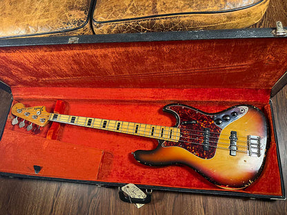 1973 Fender Jazz Bass - Sunburst - OHSC