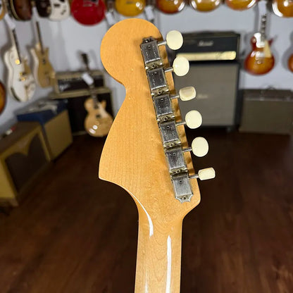 1969 Fender Competition Mustang - Red - Front & Back Stripes