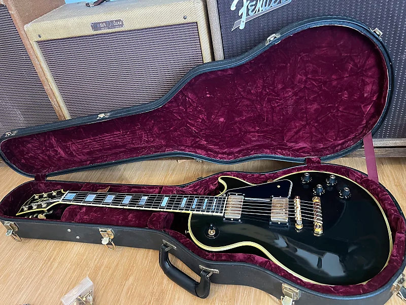 2006 Gibson Custom Shop Les Paul Custom - Black - OHSC