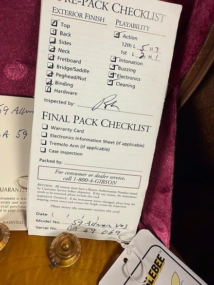 2013 Gibson Custom Shop Duane Allman '59 Les Paul Standard - VOS Double Dirty Lemon Burst