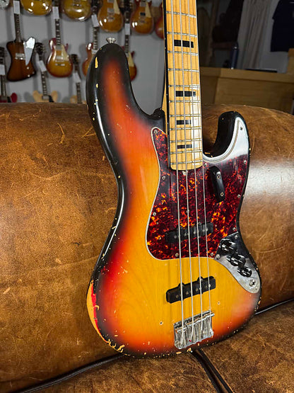 1973 Fender Jazz Bass - Sunburst - OHSC