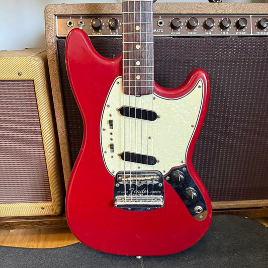1966 Fender Mustang - Dakota Red - Slab Board