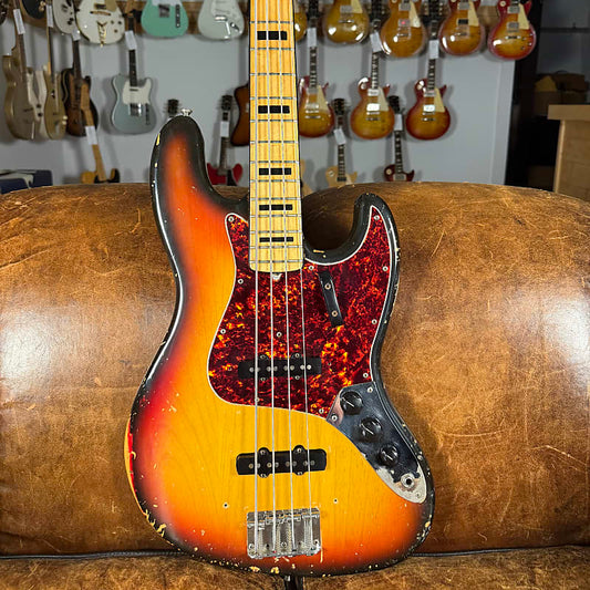 1973 Fender Jazz Bass - Sunburst - OHSC