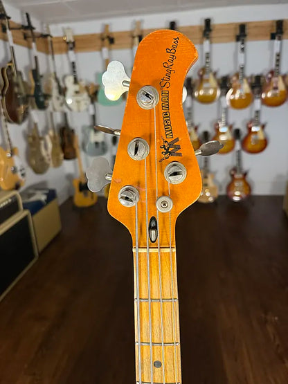 1979 Music Man StingRay with Maple Fretboard - Inca Silver - OHSC