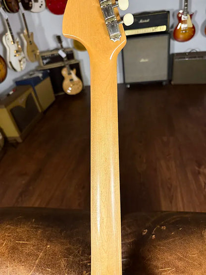 1969 Fender Competition Mustang - Red - Front & Back Stripes