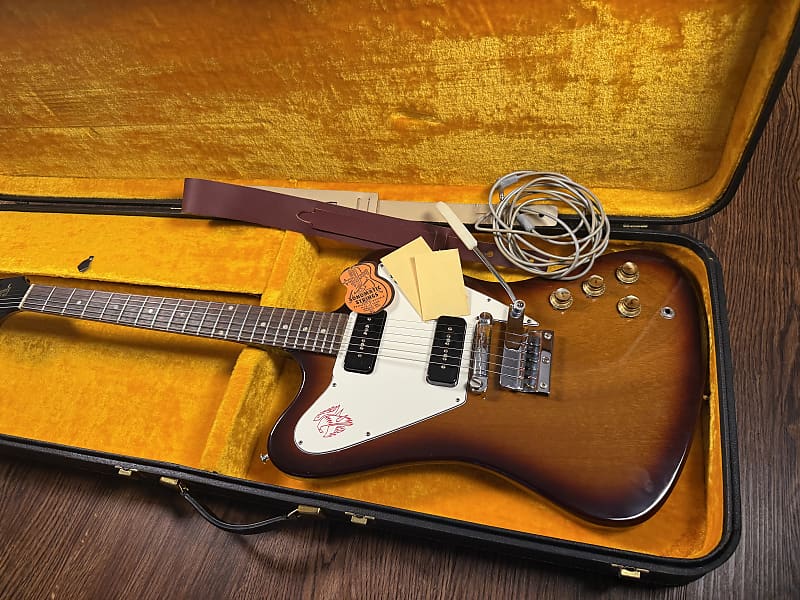 1965 Gibson Firebird I Non-Reverse - Sunburst - Near Mint Hang Tag OHSC