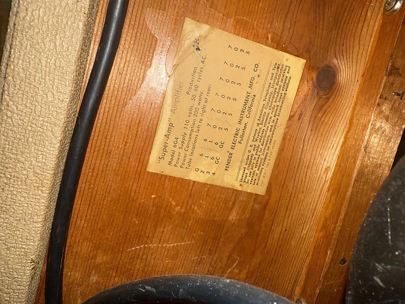 1960 Fender Super 6G4 - Brown