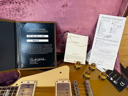2019 Gibson Custom Shop ‘57 Reissue Les Paul Standard Aged - Goldtop