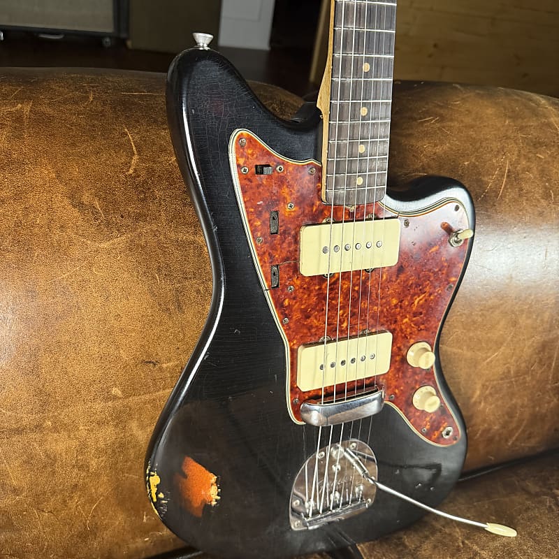 1963 Fender Jazzmaster - Black Refin - OHSC
