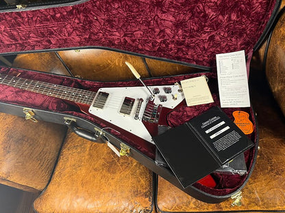 2021 Gibson Custom Shop '67 Mahogany Flying V Reissue with Maestro Vibrola - Sparkling Burgundy