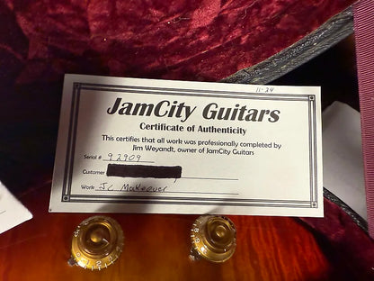 2012 Gibson Custom Shop ‘59 Les Paul - Jam City Makeover Brazilian Board