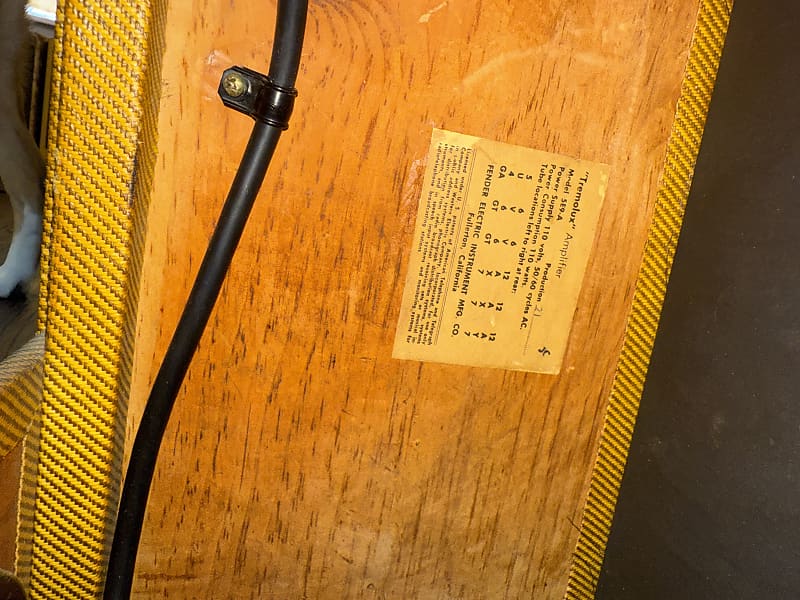 1960 Fender Tremolux 5E9-A - Tweed