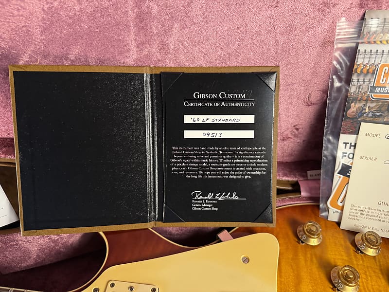 2019 Gibson Custom Shop 60th Anniversary CME Exclusive ‘60 Les Paul Standard