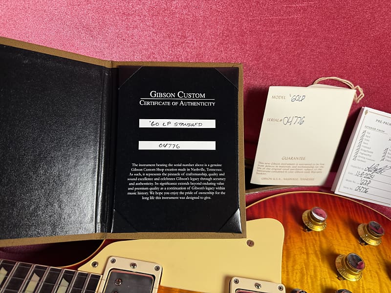 2024 Gibson Custom Shop ‘60 Les Paul Standard