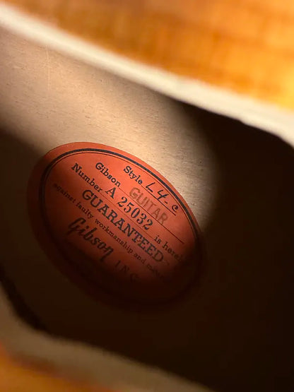 1956 Gibson L4-C - Blonde - OHSC