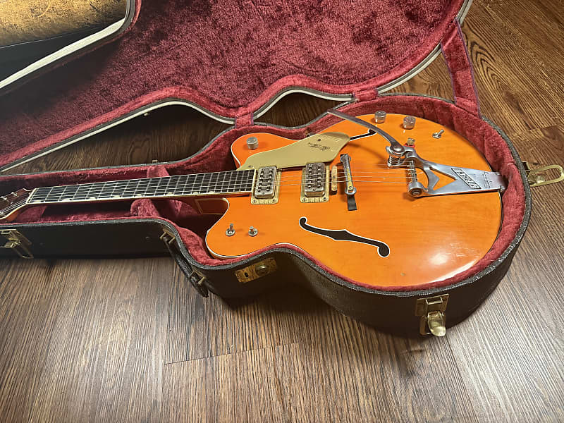 1964 Gretsch 6120 Chet Atkins Hollow Body - Orange - OHSC
