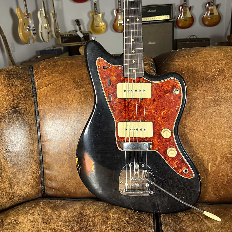 1963 Fender Jazzmaster - Black Refin - OHSC